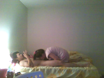 Submissive Chinese Slut Sucks My Dick and Swallows My Cum
